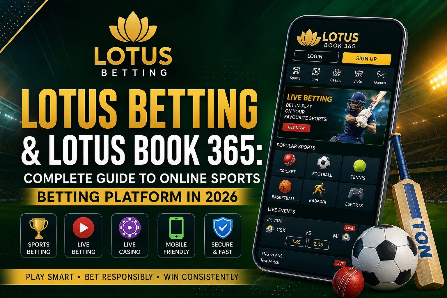 Lotus Betting & Lotus Book 365: Complete Guide to Online Sports Betting Platform in 2026
